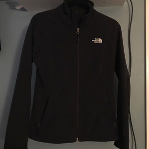 NorthFace black soft shell jacket
